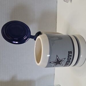 VTG NFL Ceramic Stein Mug with Handle Dallas Cowboys